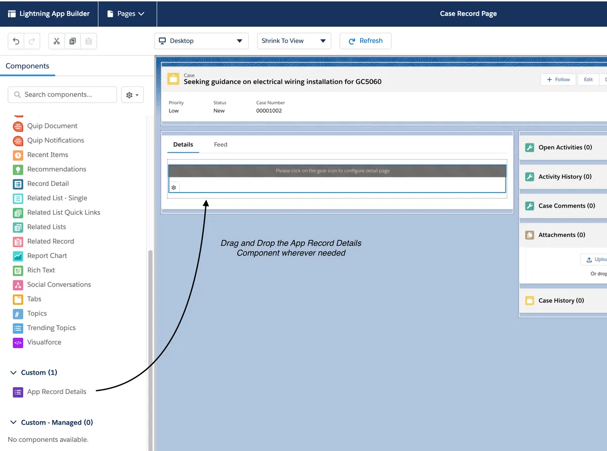 App Record Details — screenshot from the Salesforce AppExchange listing