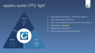 appero quote CPQ Light - Configure Price Quote for Salesforce for Salesforce — screenshot