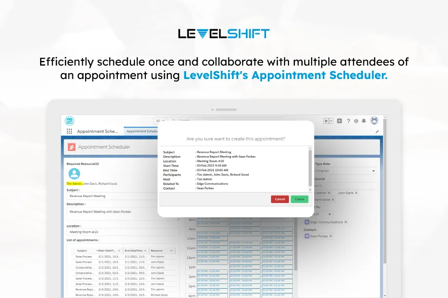 Appointment Scheduler — screenshot from the Salesforce AppExchange listing