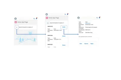 Approval Component for Salesforce — screenshot