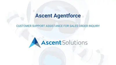 Ascent AI Agent: Extension for Ascent ERP for Salesforce — screenshot
