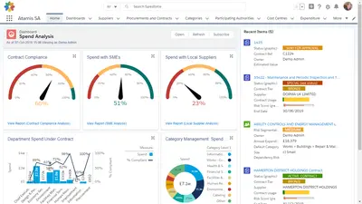 Atamis - Procurement Software for Salesforce — screenshot