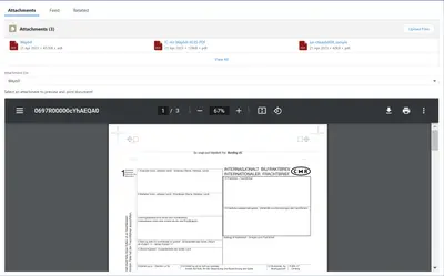 Attachment Print and Preview for Salesforce — screenshot