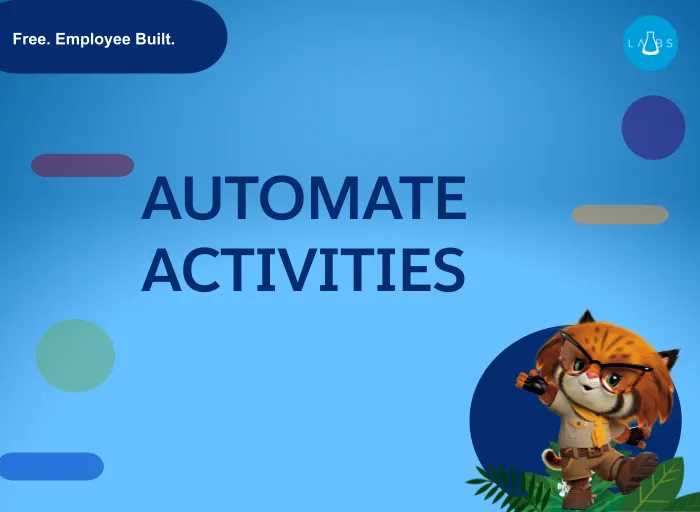 Automate Activities — screenshot from the Salesforce AppExchange listing