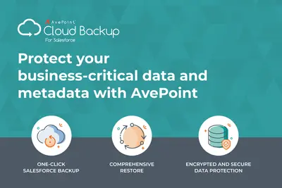 AvePoint Cloud Backup for Salesforce Data and Metadata for Salesforce — screenshot