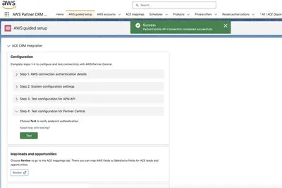 AWS Partner CRM Connector for Salesforce — screenshot