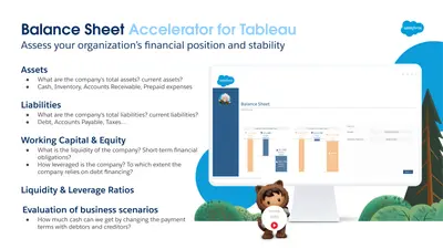 BALANCE SHEET | Tableau Accelerator for Corporate Finance for Salesforce — screenshot