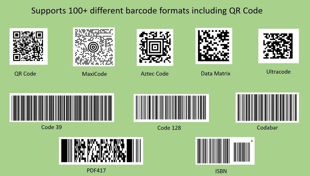 Barcode and QR Code Generator — screenshot from the Salesforce AppExchange listing