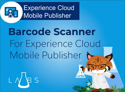 Barcode Scanner for Experience Cloud Mobile Publisher for Salesforce — screenshot