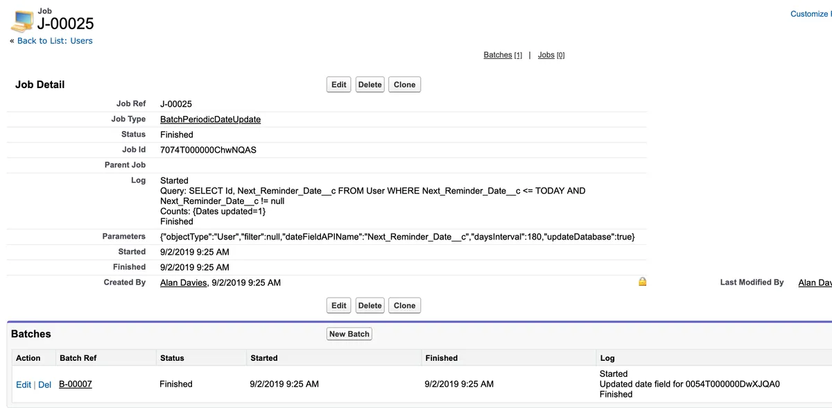 Batch Manager — screenshot from the Salesforce AppExchange listing