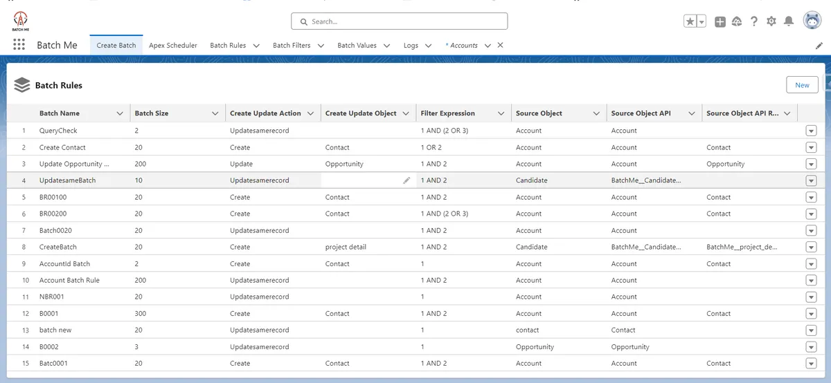 Batch Me — screenshot from the Salesforce AppExchange listing