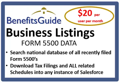 BenefitsGuide: Business Listings for Salesforce — screenshot