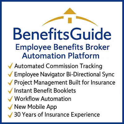 BenefitsGuide: Employee Benefits Broker Automation Platform for Salesforce — screenshot