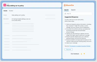 Bloomfire for Salesforce for Salesforce — screenshot