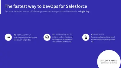 Blue Canvas - Git based DevOps for Salesforce for Salesforce — screenshot