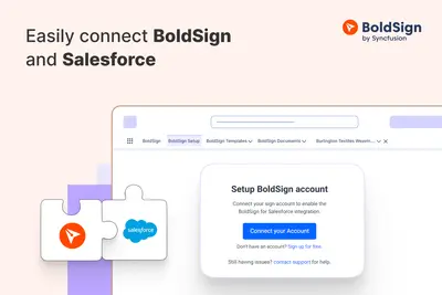 BoldSign | E-Signature Solution for Salesforce for Salesforce — screenshot
