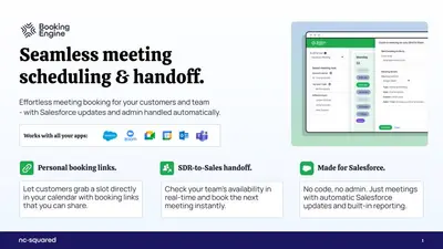 Booking Engine: Salesforce Meeting Scheduling & Appointment Booking for Salesforce — screenshot