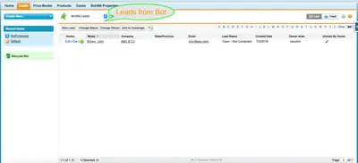 Bot 360 for Salesforce — screenshot