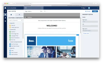 Box Lightning Component Pack for Community Cloud for Salesforce — screenshot