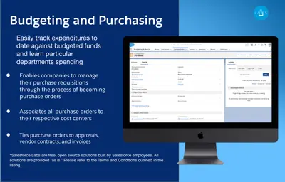 Budgeting and Purchasing for Salesforce — screenshot