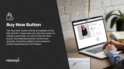 Buy Now Cartridge for B2C Commerce By Ranosys for Salesforce — screenshot