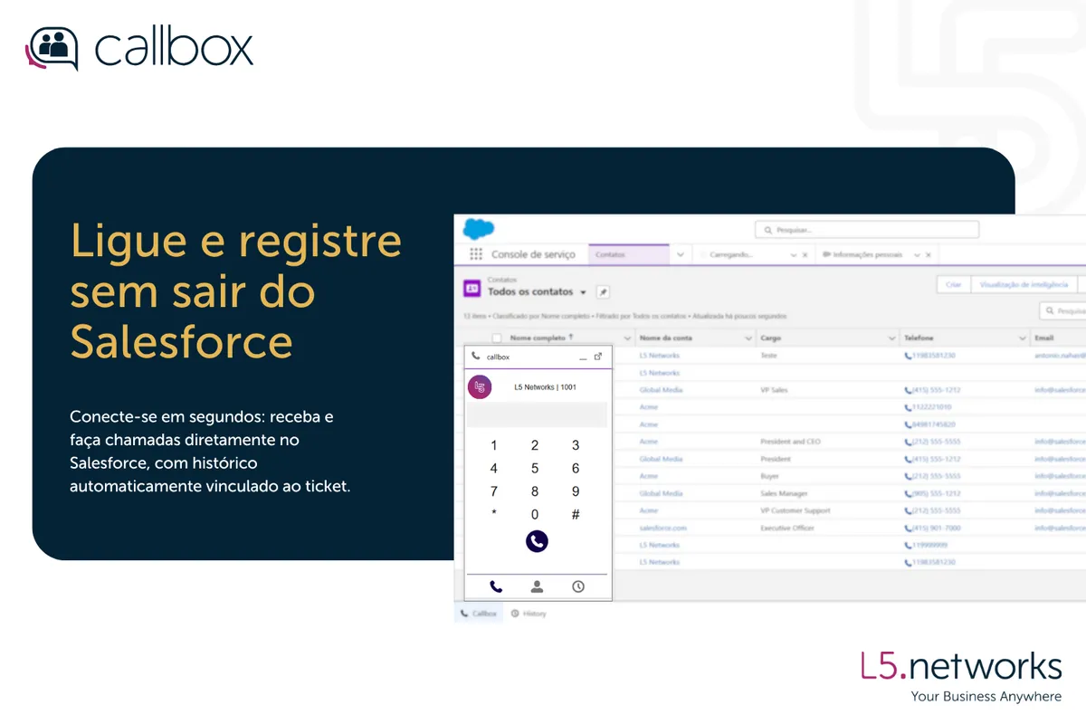 Callbox — screenshot from the Salesforce AppExchange listing