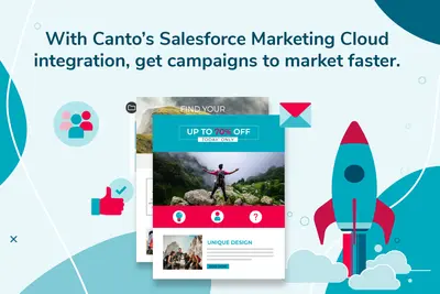 Canto's Digital Asset Management (DAM) for Salesforce Marketing Cloud (SFMC) for Salesforce — screenshot