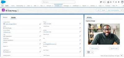 Capture Image by 4i for Salesforce — screenshot