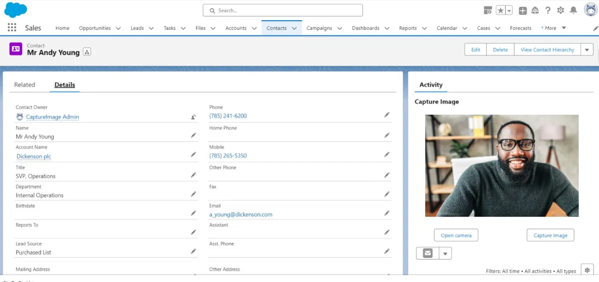 Capture Image by 4i — screenshot from the Salesforce AppExchange listing