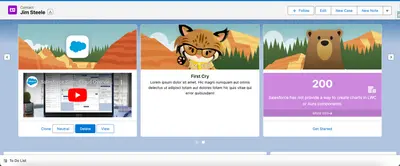 Cards Carousel for Salesforce — screenshot