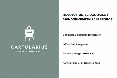 Cartularius Document Management - Secure and Compliant | Made for Salesforce for Salesforce — screenshot