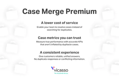 Case Merge Premium: Automatically Detect and Merge Duplicate Cases for Salesforce — screenshot