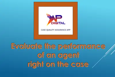 Case Quality Assurance App for Salesforce — screenshot