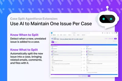 Case Split Agent Extension: Know When to Split for Salesforce — screenshot