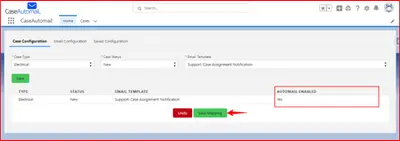 CaseAutoMail for Salesforce — screenshot