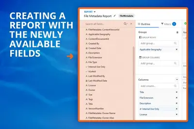 CB Document Metadata Reporting for Salesforce — screenshot