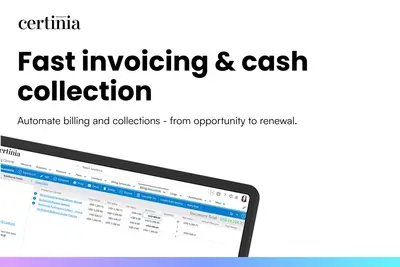 Certinia Billing & Receivables for Salesforce — screenshot