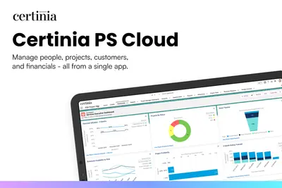 Certinia Professional Services Cloud for Salesforce — screenshot