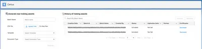 CERTUS for Salesforce — screenshot