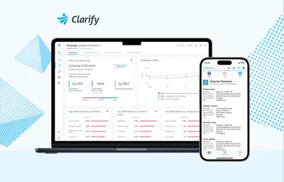 Clarify Health PRM Insights for Healthcare Providers for Salesforce — screenshot