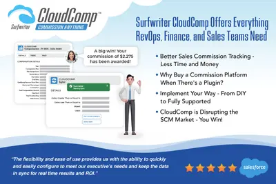 CloudComp | Sales Commission Management, Commission Tracking, Quota Management for Salesforce — screenshot