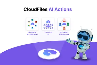 CloudFiles Agentforce | AI enabled Document Workflows for Salesforce — screenshot