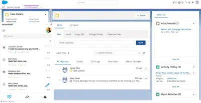 CommBox CX Platform - Omnichannel AI Customer Experience Platform for Salesforce for Salesforce — screenshot