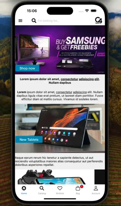 Commerce App for B2C CC by C4Nexus for Salesforce — screenshot