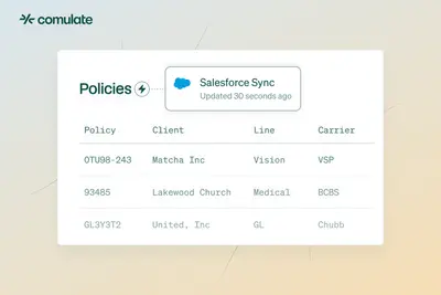 Comulate for Salesforce for Salesforce — screenshot