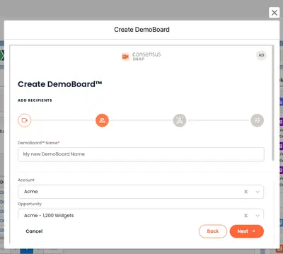 Consensus for Salesforce for Salesforce — screenshot