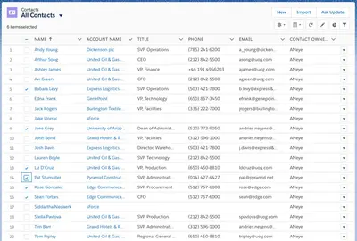 Contact Update Request – Keep Contact Data Up to Date in Salesforce for Salesforce — screenshot
