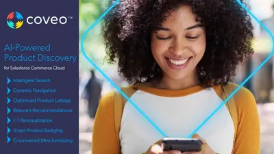 Coveo Cartridge for B2C Commerce - AI Search, Recommendations & Personalization for Salesforce — screenshot