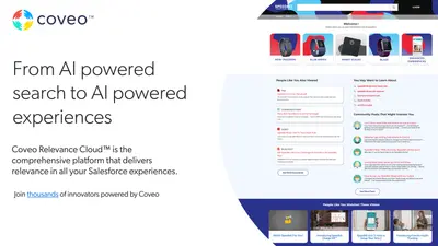 Coveo for Salesforce - AI-Powered Search, Recommendations & Generative Answering for Salesforce — screenshot