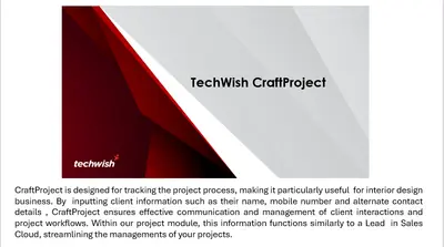 CraftProject for Salesforce — screenshot
